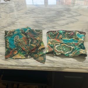 Kay Unger top and matching shawl